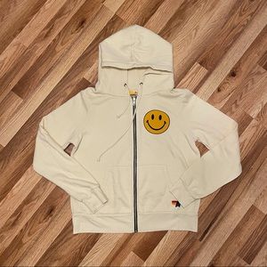 Aviator Nation Smiley Face zip up